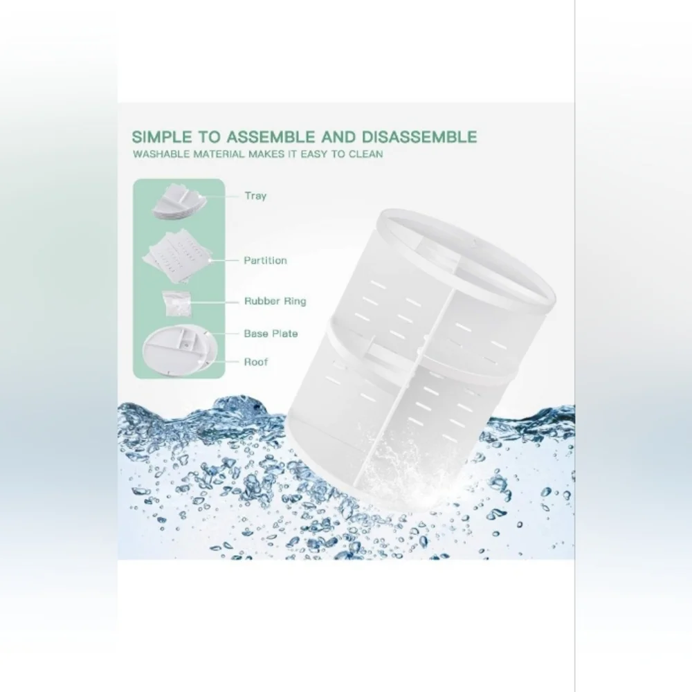NIB 360° Rotating Cosmetic Display Organizer